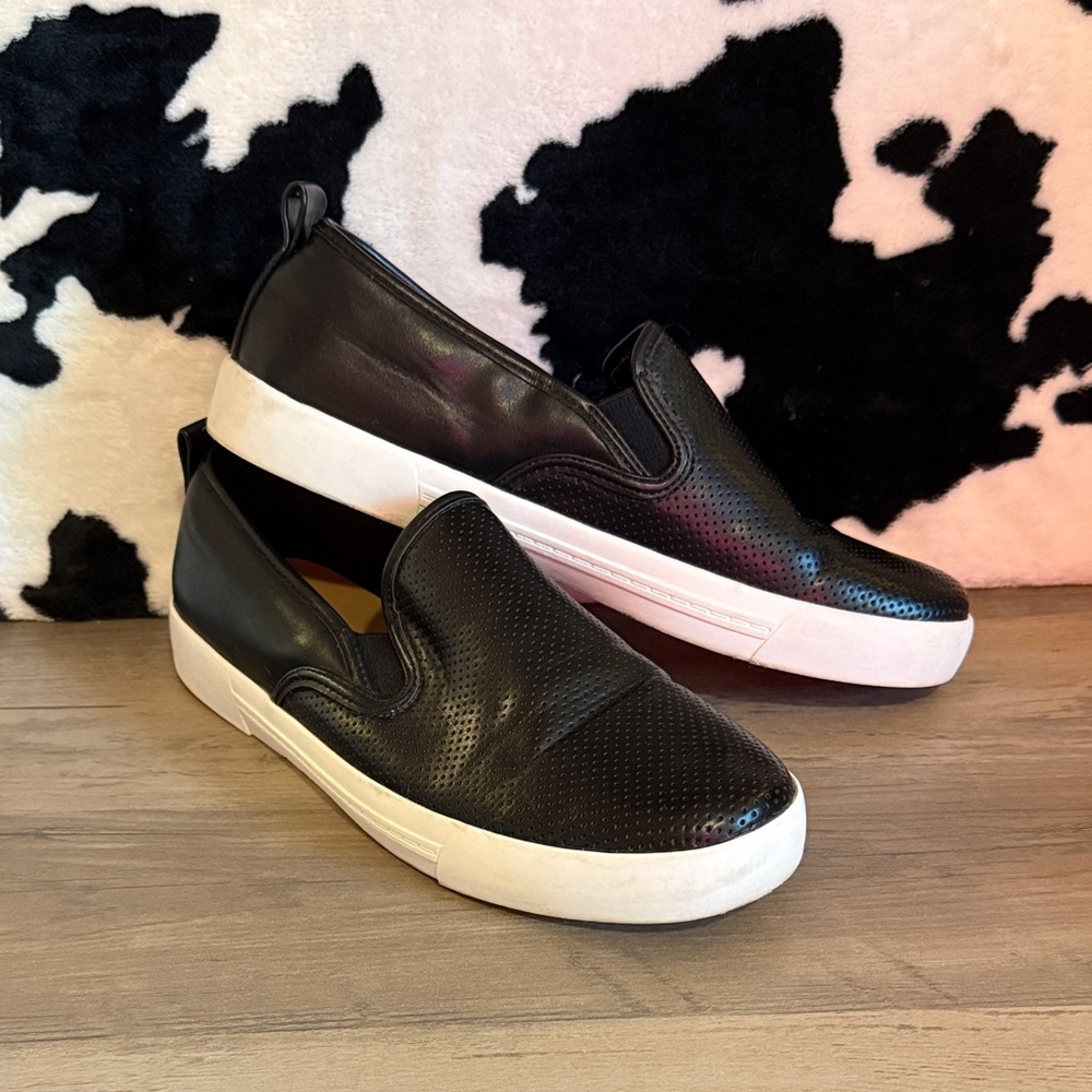Call It Spring Black Slip-On Shoes